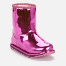 EMU Australia Kids' Brumby Gloss Waterproof Boots - Deep Pink/Dark Silver