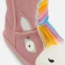 EMU Australia Kids' Little Creatures Magical Unicorn Boots - Pale Pink