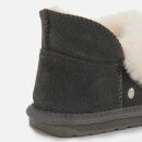 EMU Australia Kids' Mintaro Merino Wool Slippers - Charcoal - UK 7 Toddler
