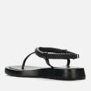 GIA / RHW Women's Rosie 3 Leather Flat Sandals - Black - UK 3