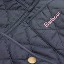 Barbour Girls' Printed Summer Liddesdale Quilted Jacket - Navy/Fuchsia Secret Garden