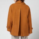 See By Chloe Women's Wool Blend Coat - Forest Brown - EU 36/UK 8