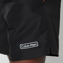 Calvin Klein Men's Medium Drawstring Swim Shorts - Black