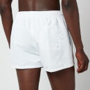 Calvin Klein Men's Short Drawstring Swim Shorts - Classic White