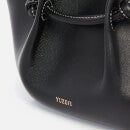 Yuzefi Women's Small Mochi Leather Shoulder Bag - Black