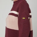 Barbour International Women's Chicane Knitted Jumper - Merlot