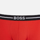 BOSS Bodywear Men's 3 Pack Organic Cotton Trunks - Black/Red/White