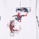 Venom Comic Panel Unisex Long Sleeve T-Shirt - White