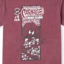 Venom Carnage Comic Unisex T-Shirt - Burgundy Acid Wash