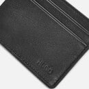 HUGO Men's Four Slot Cardholder in Smooth Leather - Black