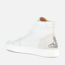 Vivienne Westwood Women's Apollo Leather Hi-Top Trainers - White - UK 3