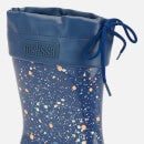 Mini Melissa Kids' Rain Boots Print - Navy Fleck