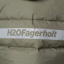 H2OFagerholt Women's Rain Coat - Khakhi/Forest Green