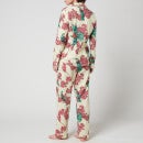 Desmond & Dempsey Women's Passerine Long Pyjama Set - Cream - XS