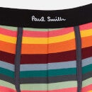 PS Paul Smith Men's 3-Pack Boxer Briefs - Black/Multi Stripe - S