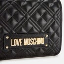 Love Moschino Women's Quilted Flap Shoulder Bag - Black