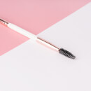 Brushworks White and Gold Brow Duo Brush
