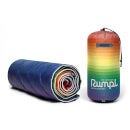 Rumpl Printed Original Puffy Blanket - Rainbow Fade