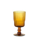 Nkuku Fali Wine Glass - Amber - Set of 4