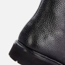 Grenson Men's Hadley Grained Leather Lace Up Boots - Black - UK 11