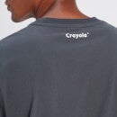 Camiseta de manga corta Crayola Rest Day para hombre de MP - Gris espacio exterior