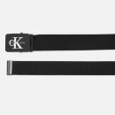 Calvin Klein Jeans Men's Monogram Canvas Belt - Black