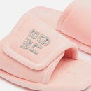 Alexander Wang Women's Lana Padded Logo Slippers - Crystal Rose