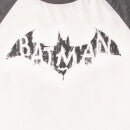 DC Batman Distressed Emblem Men's Pyjama Set - White/Grey