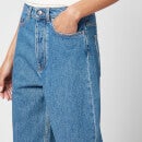 BOSS Women's Relaxed Barrel 1.0 Jeans - Medium Blue - W27