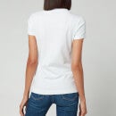 Guess Women's Short Sleeve Crewneck Mini Triangle T-Shirt - Pure White - XS