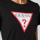 Guess Women's Short Sleeve Crewneck Original T-Shirt - Jet Black - XS