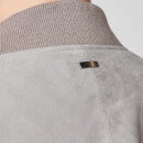 Polo Ralph Lauren Men's Suede Bomber Jacket - Athletic Grey