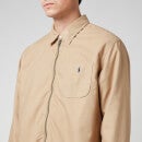 Polo Ralph Lauren Men's Custom Fit Garment Dyed Zipped Shirt - Surrey Tan