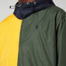 Polo Ralph Lauren Men's Eastport Pullover Jacket - Army/Slicker Yellow - XL