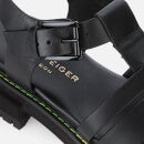 Kurt Geiger London Women's Birdie Leather Chunky Sandals - Black - UK 3