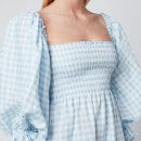 Sleeper Women's Atlanta Linen Dress - Blue Vichy