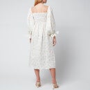 Sleeper Women's Atlanta Linen Dress - White & Yellow