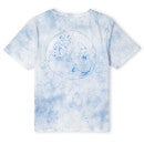 Bob Esponja Flotando En Burbujas Camiseta Unisex - Azul Claro Tie Dye