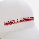 KARL LAGERFELD Women's Karl Essential Logo Grad Cap - White
