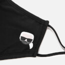 Karl Lagerfeld 女士 K/Protect Ikonik 口罩 2 件套 - 黑色