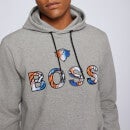 BOSS X NBA Men's Knicks Pullover Hoodie - Medium Grey - S