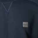 BOSS Casual Men's Westart Crewneck Sweatshirt - Dark Blue - S