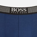 BOSS Bodywear Men's Logo Waistband Boxer Briefs - Medium Blue - M