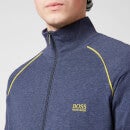 BOSS Bodywear Men's Regular Fit Stretch Cotton Jacket - Medium Blue