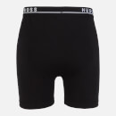 BOSS Bodywear Men's 3-Pack Jersey Boxer Briefs - Black - 5XL