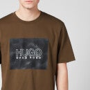HUGO Men's Dolive Logo T-Shirt - Dark Green