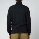 AMI Men's De Coeur Quarter Zip Sweatshirt - Black