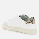 Axel Arigato Women's Clean 90 Triple Animal Leather Cupsole Trainers - White/Snake/Black - UK 3.5