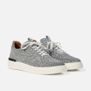 Duke + Dexter Men's Ritchie Nelly Printed Suede Cupsole Trainers - Black