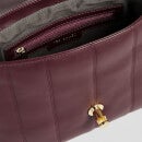 Ted Baker Women's Ayalina Leather Puffer Quilt Crossbody Bag - Dp-Purple
